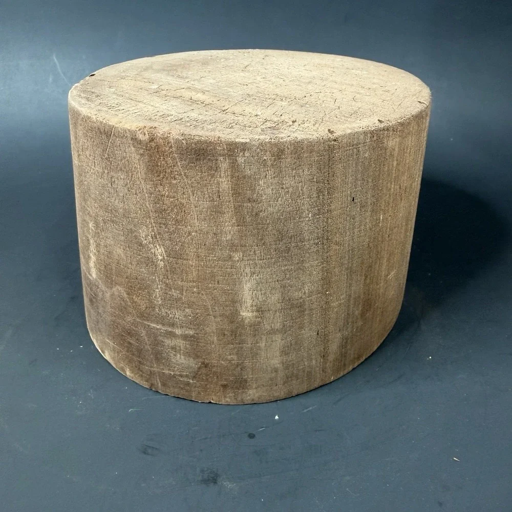 Antique Primitive Millinery Wood Hat Block Mold Form Hatter Tool‎ RC&Co 6 7/8